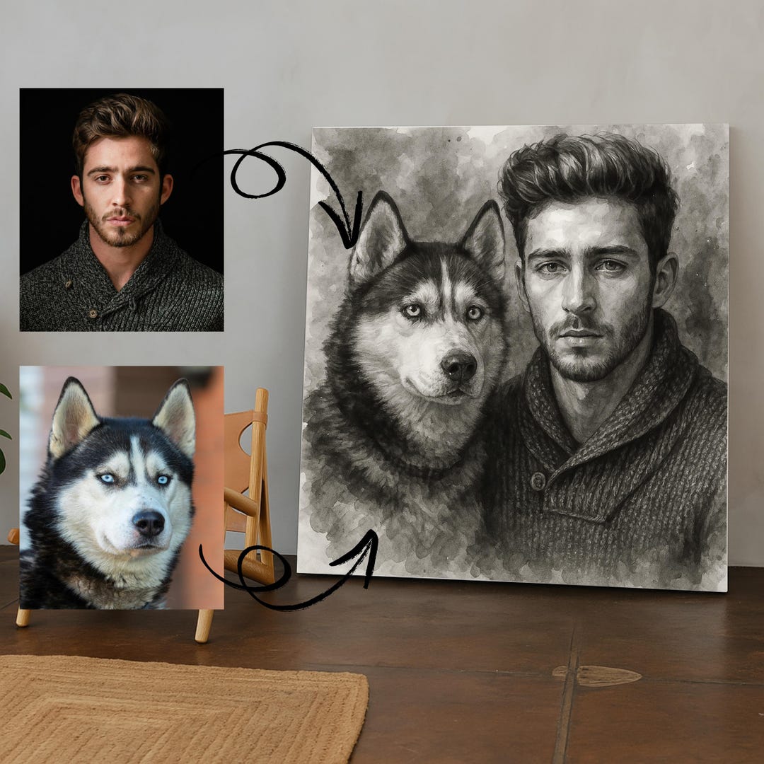 Merge Photo With Loved One Passed, Commission Art, Add to Family ...
