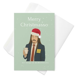 Eurovision Song Contest Julvykort Tommy Cash Eurovision Fans jul 2025 Hälsningskort Eurovision Rolig julklapp