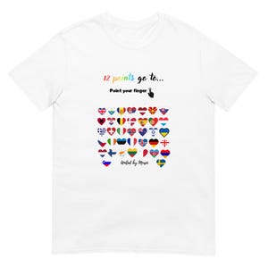 Eurovision Song contest 2025 Unisex T-shirt Eurovision fans Eurovision Song contest T-shirt 2024 ESC Fans Eurovision contest