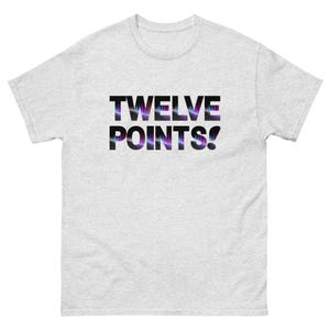 Eurovision Song Contest Unisex T-shirt Douze Point twelve points design ESC Fans Eurovision 2025 Switzerland Eurovision lovers