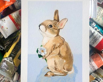 The Brown Bunny Poster - Etsy