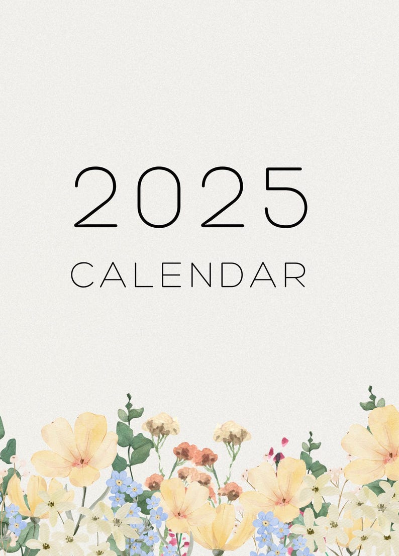 Classic Vintage 2025 Year Planner A4 Etsy