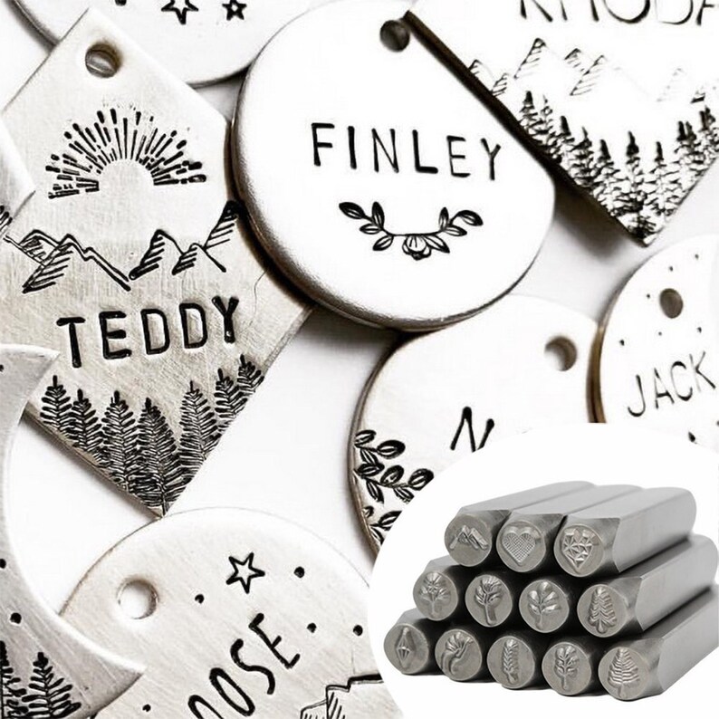 Custom Metal Stamp Steel Stamp Metal Alphabet Stamps Jewelry Etsy