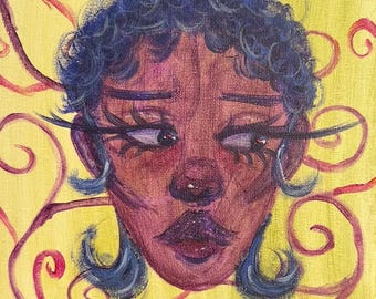 Espy” original acrylic painting print