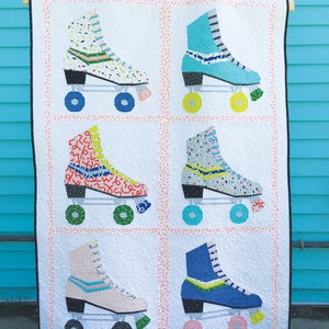 Hot Skates Quilt PDF Paper Piecing Pattern #19