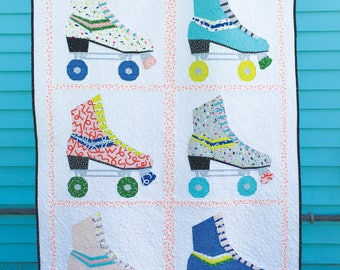 Hot Skates Quilt PDF Paper Piecing Pattern #19