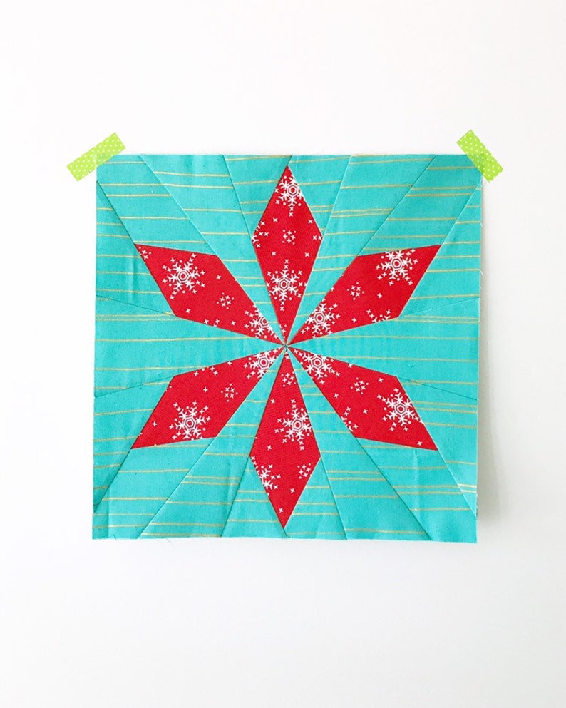 Frosty Snowflakes Quilt PDF Paper Piecing Pattern #36 - Etsy