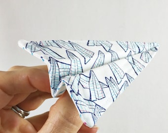 Fabric Paper Airplane PDF Pattern