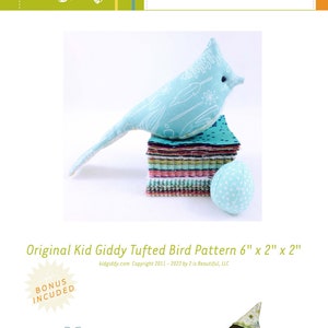 Kid Giddy Tufted Bird Pattern PDF 画像 2