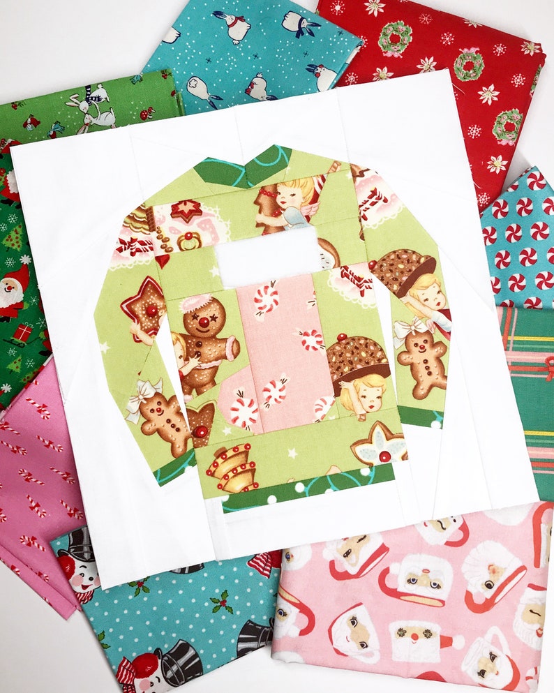 Inserts for the Original Ugly Sweater Block Pattern Bundle 3 4 designs PDF Patterns image 2