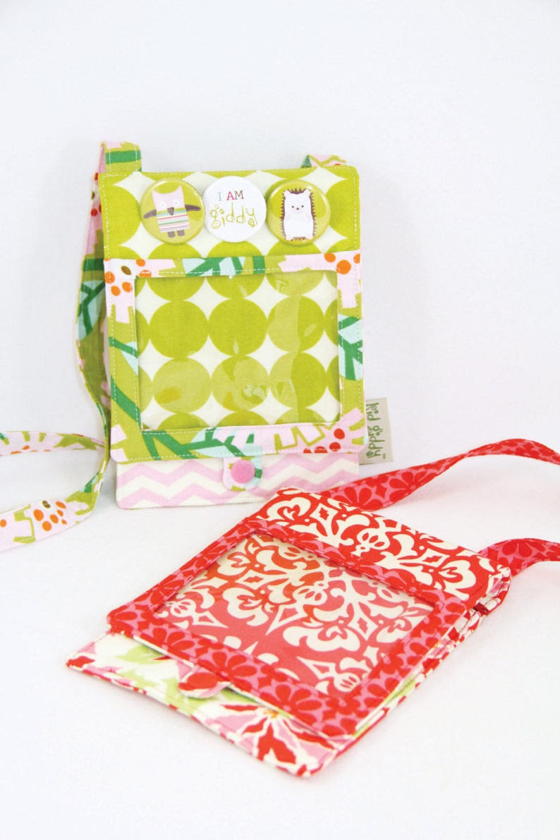 Badge Holder ID Holder PDF Pattern Etsy