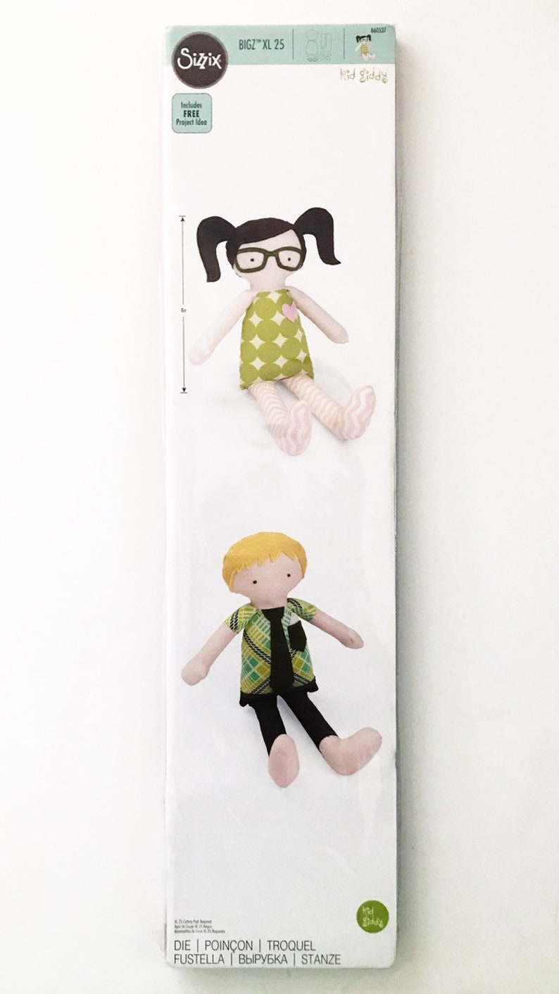 Kid Giddy Sizzix Soft Doll Die