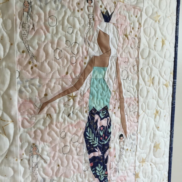 Land of Magic Mermaid PDF Paper Piecing Pattern