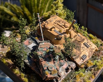 Swamp Diorama: Abandoned Military Vehicles, 1/35 Scale, Epoxy Resin