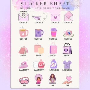 Everyday Life Digital Stickers, Digital Stickers, Digital Planner Stickers, Goodnotes Stickers, Precropped Stickers, PNG, iPad Stickers
