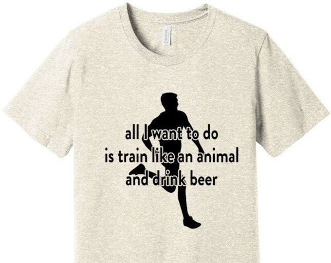 Train like an animal Bella & Canvas unisex tee
