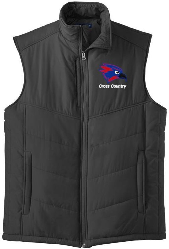 Owego Cross Country port authority full zip puff vest unisex J709