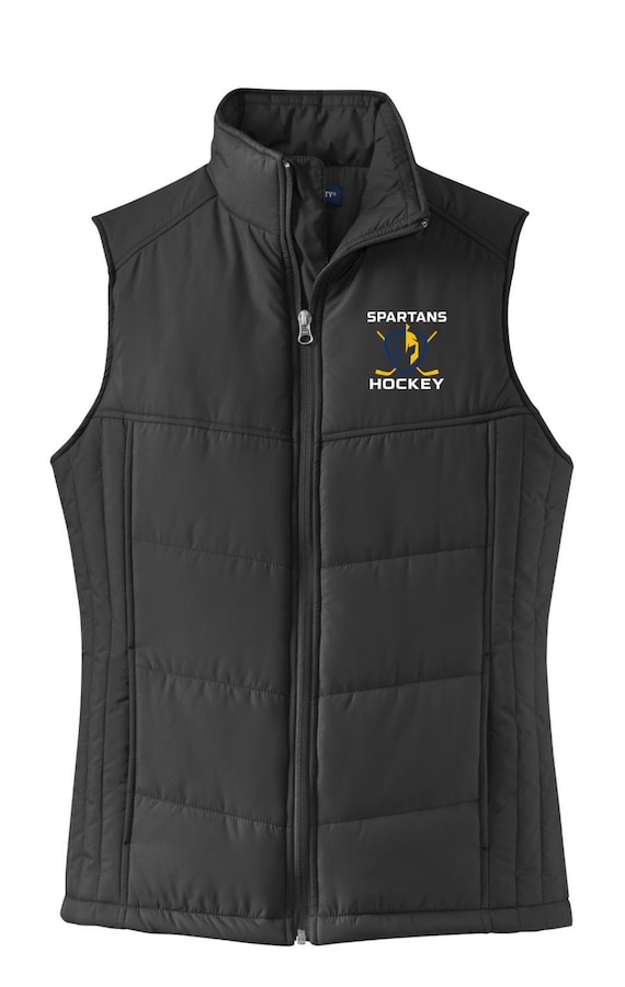 port authority full zip puff vest womens cut or unisex in your choice of 2 logos L709