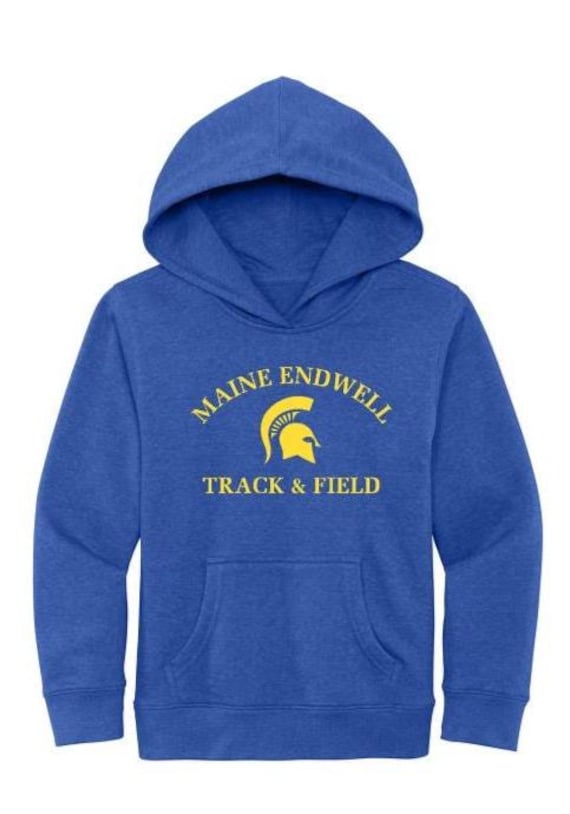 Youth Royal Frost or Black District VIT Fleece hooded Sweatshirt MEXC DT6100Y