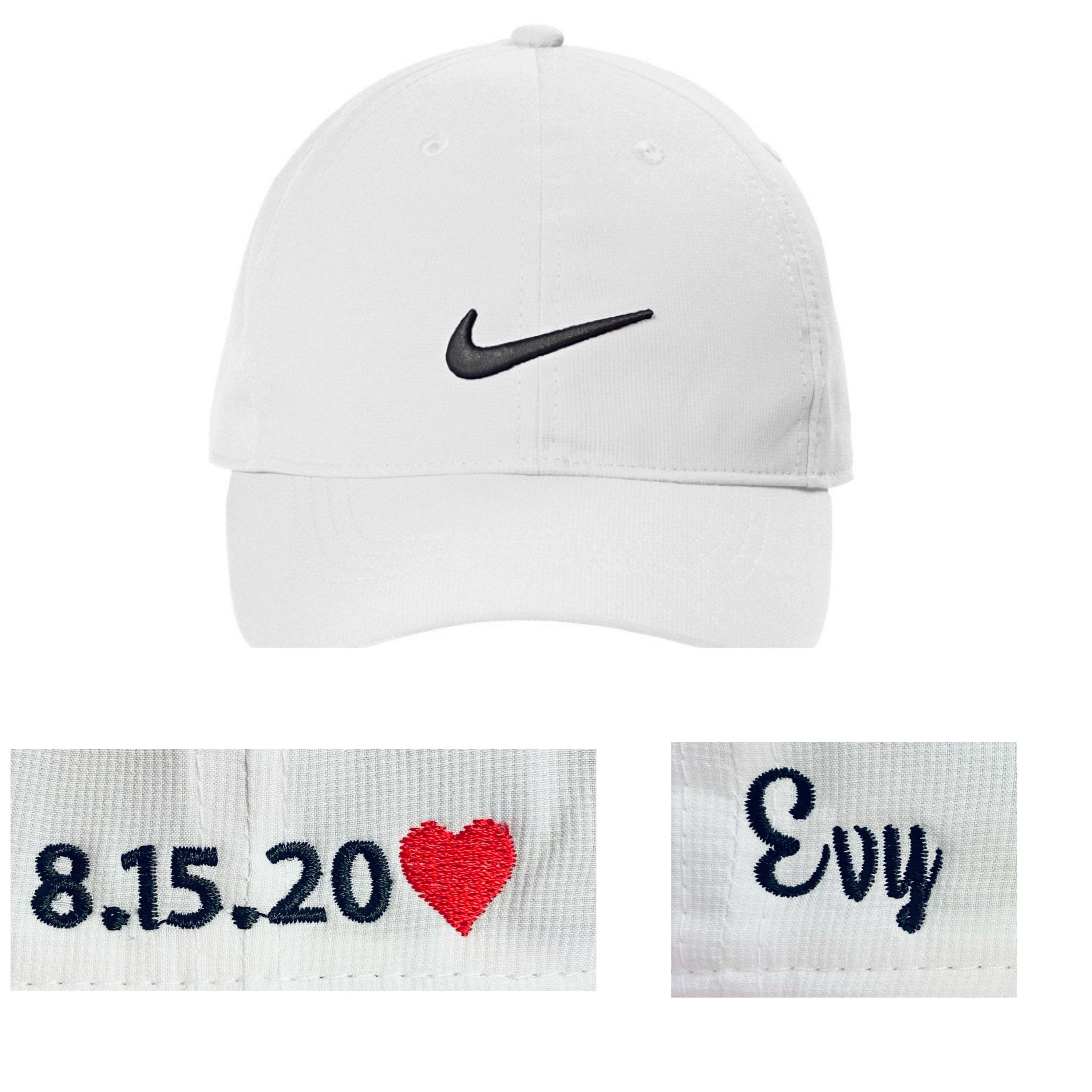 custom nike hats embroidered