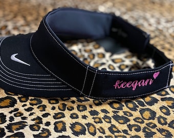 Unisex Custom Personalized Dri-fit Swoosh Visor Logo Embroidered