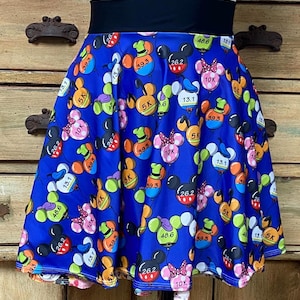 Magical running skirts with or without shorts attached for disney races Running RunDisney tech fabric donald daisy mickey mile markers women