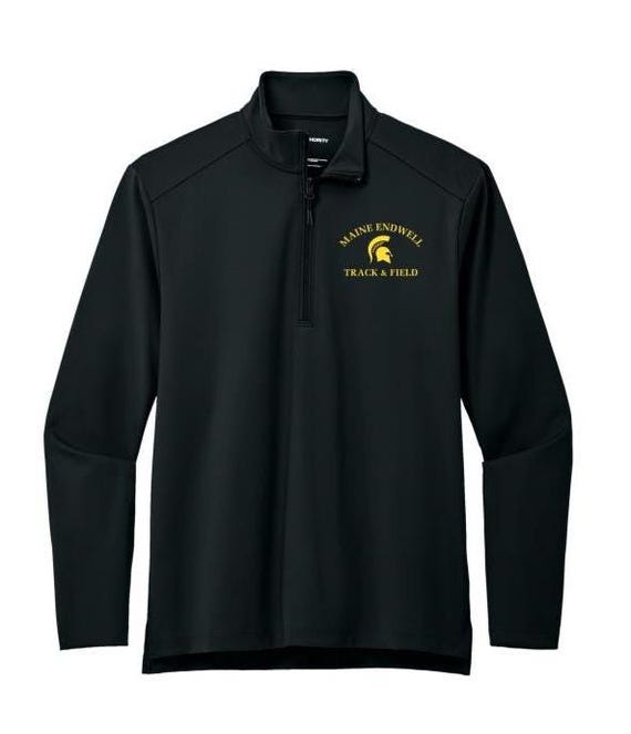 Unisex cut performance double knit 1/4 zip ME Track & Field K880
