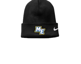 Embroidered Beanie fold over knit hat MEXC
