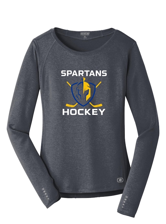 OGIO Women's Long Sleeve Pulse Crew in 2 logo choices LOE321