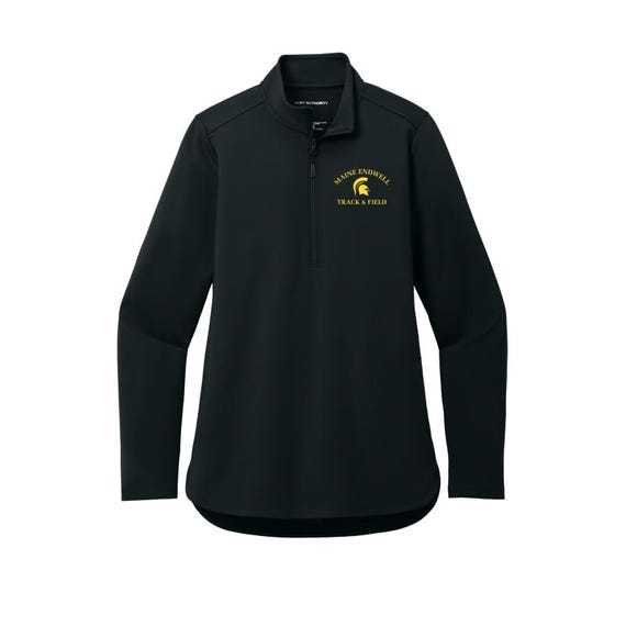 Women's cut performance double knit 1/4 zip ME Track & Field LK880