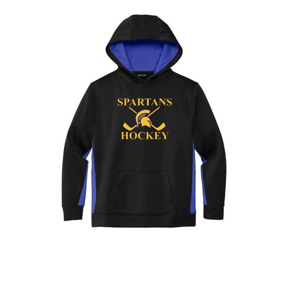 YOUTH black or grey unisex sport-tek hooded sweatshirt YST235