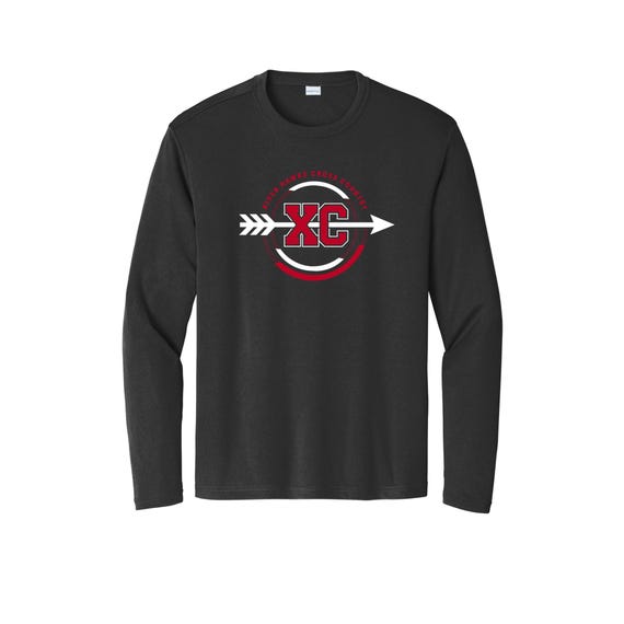 Owego XC unisex cut tech long sleeve t-shirt in two color choices ST350LS