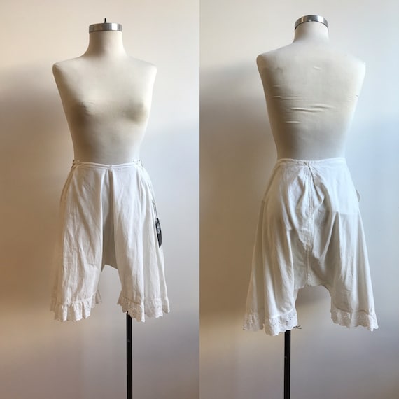 Antique Cotton Bloomers / Vintage Cotton Bloomers