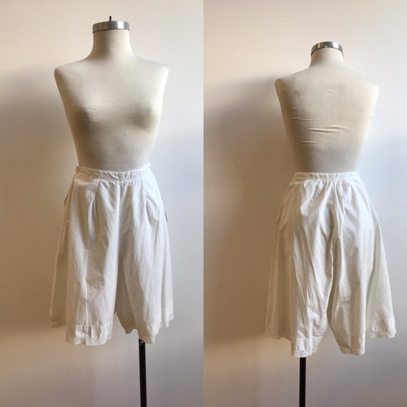 Antique Cotton Bloomers / Vintage Cotton Bloomers