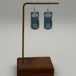 Calculator Earrings, 3D printed perfect gift for actuaries, math teachers, accountants, mathematicians, statisticians, and math nerds
