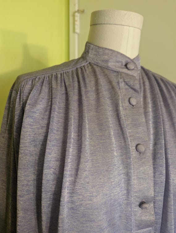 1980s lavender blouse