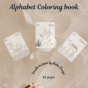 ALPHABET & COLORING BUCH