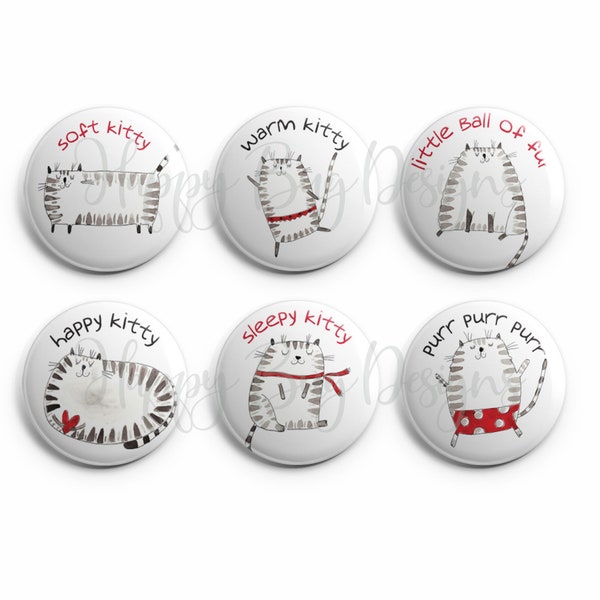 Big Bang Theory Inspired Magnet Set - Soft Kitty