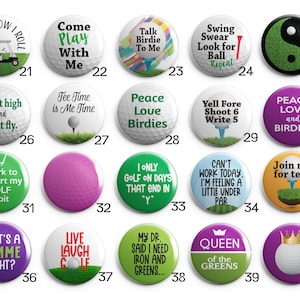 NEW DESIGNS 20 or 40 Golf Magnets Humorous Golf Sayings 1 Magnets image 2