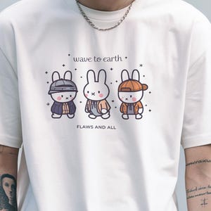 Wave To Earth Miffy Comfort Colors Tee, Kpop Fan Apparel