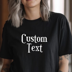 Personalized V-Neck Shirt, Comfort Colors, Add Your Own Text, Family Reunion Shirt, Custom Shirt, Custom, Design Your Own,ShirtCustom V Neck