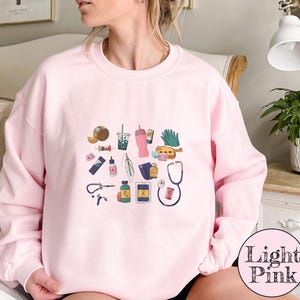 Nurse Sweatshirt and Hoodie, For Work Cute Nurse Shirt Nurse Sweatshirt RN Nurse Sweat Registered Nurse SWEAT Nursing School