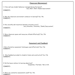 Lesson Plan and Lesson Evaluation Template - Editable Canva Link ...