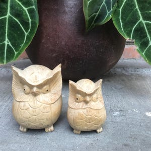 Owl Double Wooden Sculpture, Owl Woodcarving, Gift For Mom, Gift For Boyfriend, Gift For Girlfriend, Gift For Father, Christmas Gifst, Art