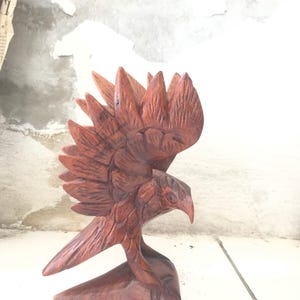 Eagle Wooden Sculpture, Eagle Woodcarving, Gift For Mom, Gift For Boyfriend, Gift For Girlfriend, Gift For Father, Birthday Gift, Art Gifts