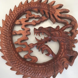 Wooden Dragon Wall Decor, Dragon Wall Art, Hanging Dragon Wall Decor, Wooden Wall Art, Handmade, Handcrafted, Christmas Gifts, Art Gifts