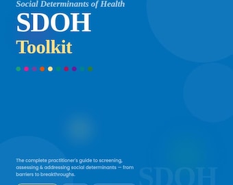 SDOH Toolkit | Social Determinants of Health Practitioner Guide | Care Navigation | PRAPARE | Instant Download