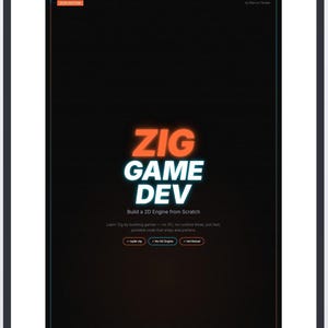 Build a 2D Game Engine from Scratch - Zig Game Dev PDF Guide | Systems Programming Instant Download
