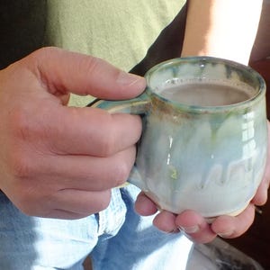 Handmade coffee and tea mug
