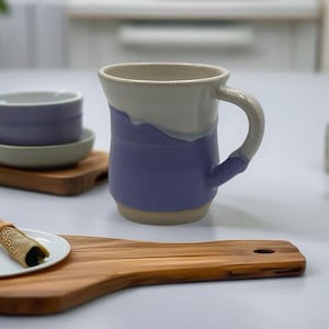 Purple passion! Handmade coffee and tea mug